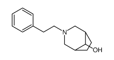 3-phenethyl-3-azabicyclo(3.2.1)octan-8-ol Structure