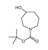 (S)-4-羟基氮杂环庚烷-1-羧酸叔丁酯结构式