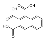 4-methylnaphthalene-1,2,3-tricarboxylic acid结构式