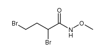 N-methoxy-2,4-dibromobutyric acid amide Structure