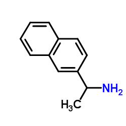 1-(萘-2-基)乙胺结构式
