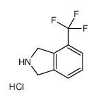 4-三氟甲基异吲哚啉盐酸盐结构式