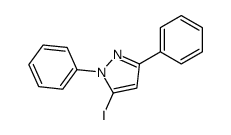 5-iodo-1,3-diphenylpyrazole结构式