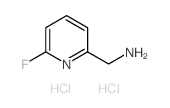 (6-FLUOROPYRIDIN-2-YL)METHANAMINE DIHYDROCHLORIDE Structure