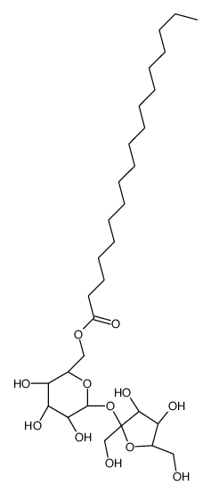 [(2R,3S,4S,5R,6R)-6-[(2S,3S,4S,5R)-3,4-dihydroxy-2,5-bis(hydroxymethyl)oxolan-2-yl]oxy-3,4,5-trihydroxyoxan-2-yl]methyl octadecanoate Structure