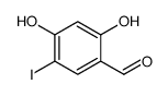 2,4-二羟基-5-碘苯甲醛结构式