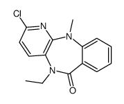 2-chloro-5-ethyl-11-methylpyrido[2,3-b][1,4]benzodiazepin-6-one Structure