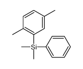 (2,5-dimethylphenyl)-dimethyl-phenylsilane结构式