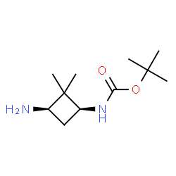 cis-3-(boc-amino)-2,2-dimethylcyclobutylamine picture