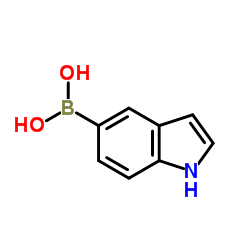 5-吲哚硼酸结构式