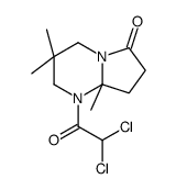 1-(2,2-dichloroacetyl)-3,3,8a-trimethyl-2,4,7,8-tetrahydropyrrolo[1,2-a]pyrimidin-6-one Structure