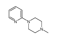 Piperazine, 1-methyl-4-(2-pyridinyl)- (9CI) structure