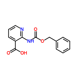 2-Benzyloxycarbonylamino-nicotinic acid Structure