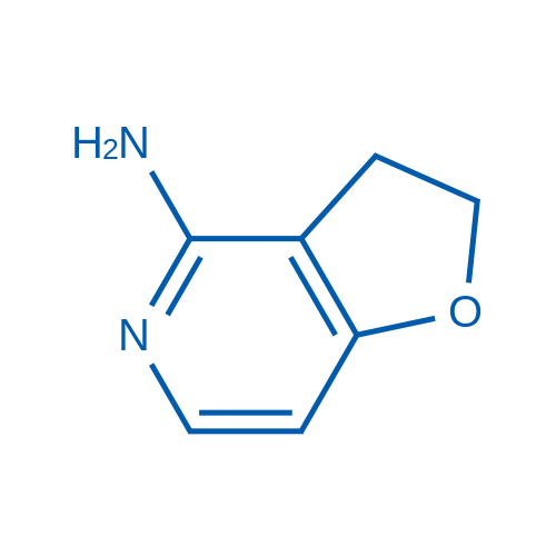 2, 3-Dihydrofuro[3, 2-c]pyridin-4-amine structure