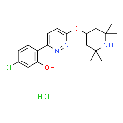 5-chloro-2-(6-((2,2,6,6-tetramethylpiperidin-4-yl)oxy)pyridazin-3-yl)phenolhydrochloride picture