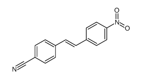 4-[(Z)-2-(4-nitrophenyl)ethenyl]benzonitrile结构式