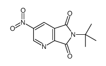 6-tert-butyl-3-nitropyrrolo[3,4-b]pyridine-5,7-dione Structure