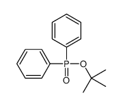 [(2-methylpropan-2-yl)oxy-phenylphosphoryl]benzene Structure