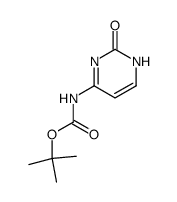 Carbamic acid, (1,2-dihydro-2-oxo-4-pyrimidinyl)-, 1,1-dimethylethyl ester (9CI) Structure