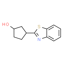 Cyclopentanol, 3-(2-benzothiazolyl)- (9CI) structure