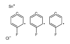 chloro-tris(4-fluorophenyl)stannane Structure