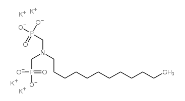 tetrapotassium [(dodecylimino)dimethylene]diphosphonate Structure