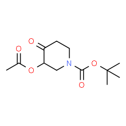 3-乙酰氧基-4-氧代哌啶-1-羧酸叔丁酯图片