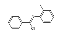 N-(2-methylphenyl)benzimidoyl chloride Structure