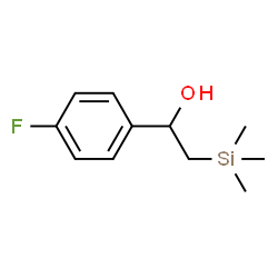 1-(4-fluorophenyl)-2-(triMethylsilyl)ethanol structure