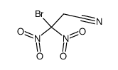 3-Brom-3,3-dinitro-propionitril Structure