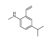 Benzenamine, 2-ethenyl-N-methyl-4-(1-methylethyl)- (9CI)结构式