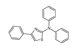 N,N,4-triphenyl-1,3-thiazol-2-amine Structure