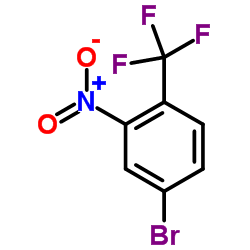 4-Bromo-2-nitro-1-(trifluoromethyl)benzene structure