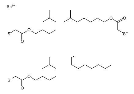 triisooctyl 2,2',2''-[(octylstannylidyne)tris(thio)]triacetate structure