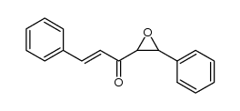 1,2-Epoxy-1,5-diphenyl-4-penten-3-on结构式