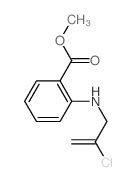 methyl 2-(2-chloroprop-2-enylamino)benzoate Structure