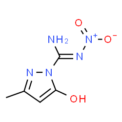 1H-Pyrazole-1-carboximidamide,5-hydroxy-3-methyl-N-nitro-(9CI)结构式