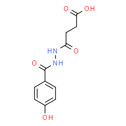 4-[2-(4-Hydroxybenzoyl)hydrazino]-4-oxobutanoic acid Structure