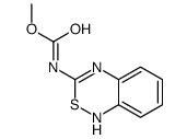 1H-2,1,4-Benzothiadiazine-3-carbamic acid, methyl ester结构式