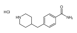 4-(piperidin-4-ylmethyl)benzamide hydrochloride structure