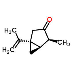 Bicyclo[3.1.0]hexan-3-one, 4-methyl-1-(1-methylethenyl)-, (1R,4S,5R)- (9CI)结构式