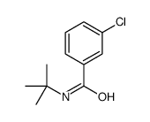 3-Chloro-N-(1,1-dimethylethyl)benzamide structure