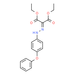 Diethyl [(4-phenoxyphenyl)hydrazono]malonate Structure