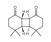 (4aS,4bS,8aS,8bS)-4,4,5,5-tetramethyloctahydrobiphenylene-1,8(8aH,8bH)-dione结构式