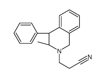 3-[(3S)-3-methyl-4-phenyl-3,4-dihydro-1H-isoquinolin-2-yl]propanenitrile结构式