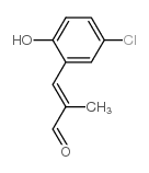 3-(5-chloro-2-hydroxyphenyl)-2-methylprop-2-enal Structure