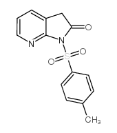 2H-Pyrrolo[2,3-b]pyridin-2-one, 1,3-dihydro-1-[(4-methylphenyl)sulfonyl] Structure