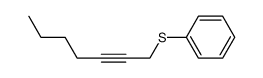 hept-2-yn-1-yl(phenyl)sulfane Structure