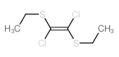 1,2-dichloro-1,2-bis(ethylsulfanyl)ethene结构式