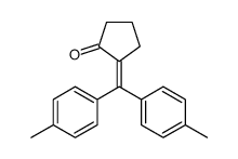 2-[bis(4-methylphenyl)methylidene]cyclopentan-1-one结构式